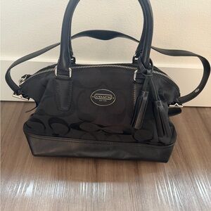 Coach Black Satchel Bag
